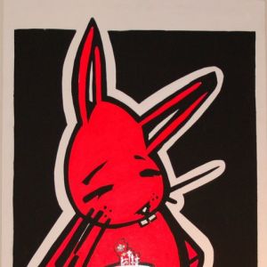 Bunnie With Oil Drum