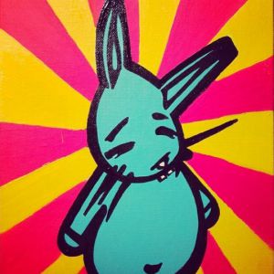 Color Burst Bunny