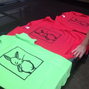 Bunny vs. tee shirts