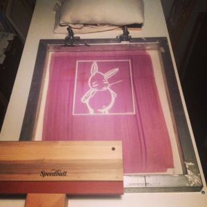 Bunny vs. the screen